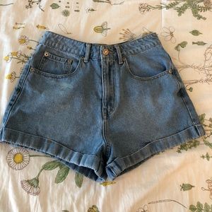 Forever 21 High Waisted Jean Shorts